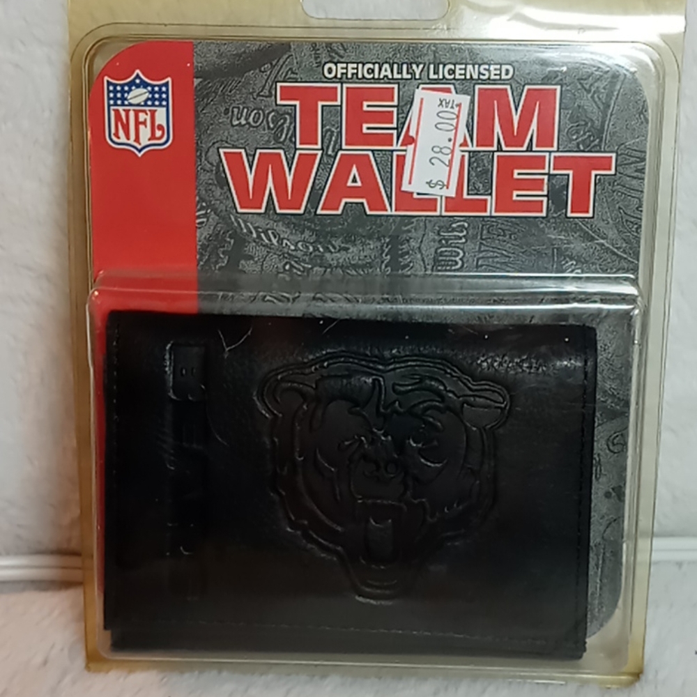 Bears Leather Wallet 3"x4 1/4"